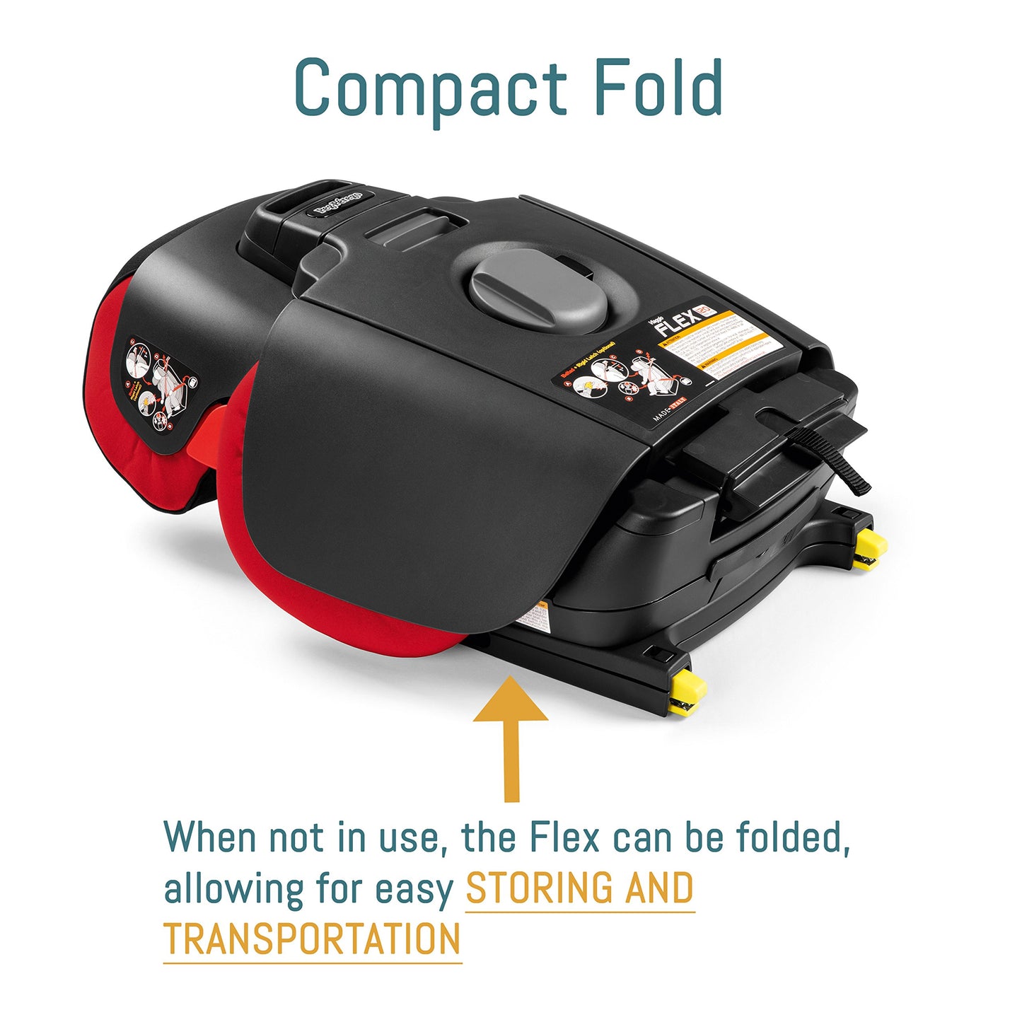 Viaggio Flex 120 - Booster Car Seat - For Children From 40 To 120 Lbs - Made In Italy - Crystal Black (Black)