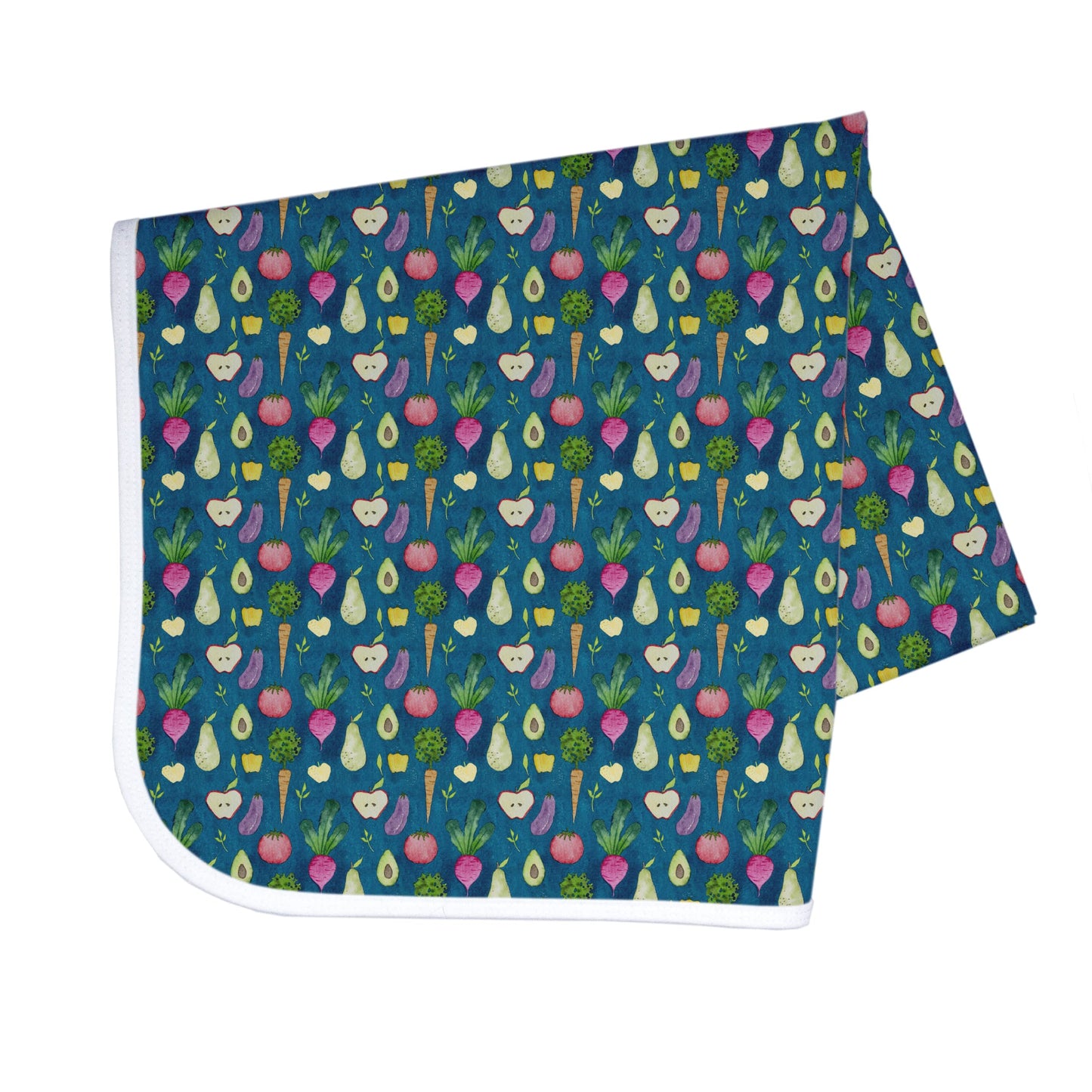 Bapronbaby Organic Produce Splash Mat - Waterproof Catch-All For Under High Chairs, Floors, Tables, Playtime Or Arts & Crafts -
