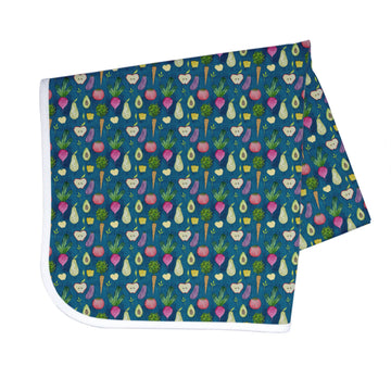 Bapronbaby Organic Produce Splash Mat - Waterproof Catch-All For Under High Chairs, Floors, Tables, Playtime Or Arts & Crafts -
