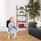 Evolur Zoodle 2 in 1 Convertible Baby High Chair, Black, Easy to Clean, Adjustable & Removable Tray, Compact & Portable, Foldabl