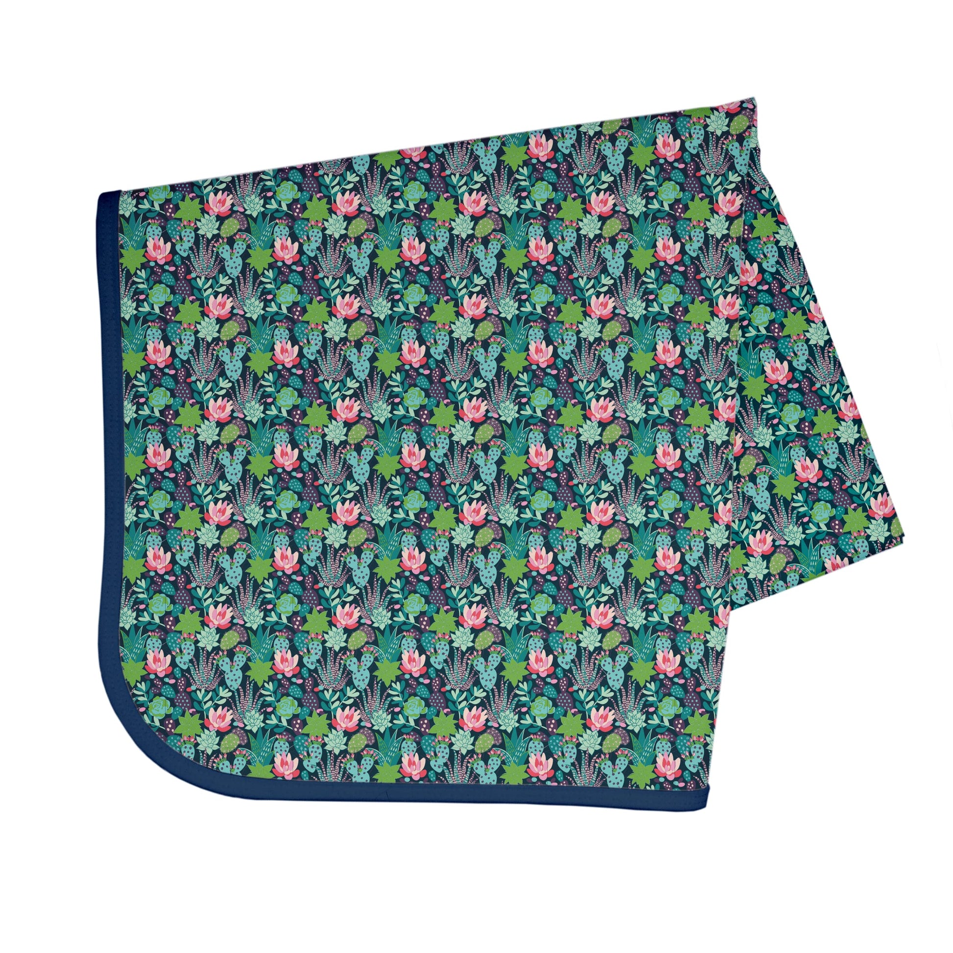 Bapronbaby Desert Floral Splash Mat - Waterproof Catch-All For Under High Chairs, Floors, Tables, Playtime Or Arts & Crafts - Ma
