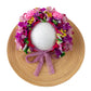 Vemonllas Newborn Photography Props Boys Girls Floral Sitter Hat Baby Photo Props Flowers Bonnet (Purple)