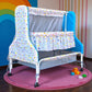 Kiddery Juno | Cradle For Baby | New Improved Mattress Design | Mosquito Protection Net | Smooth Swing | All Wheel Lock | Palna 