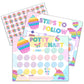 Pop It Potty Training Sticker Chart, 20 Potty Charts With 432 Round Stickers & 1 Instruction Sheet, Potty Reward Sticker Chart F