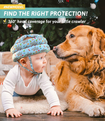 Baby Helmet For Crawling Walking - Baby Head Protector No Bumps And Soft Cushion Infant Baby Safety Headguard I Toddler Helmets