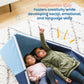 Ecr4Kids Softzone Camp, Canoe And Tumble Too, Folding Playmat, Earthtone