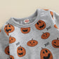 Sasaerucure Infant Toddler Baby Boy Halloween Outfits Long Sleeve Shirts Pumpkin Sweatshirt With Pants 2Pcs Fall Winter Clothes