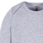 Gerber Unisex Baby Long Sleeve Solid Onesies Multi-Pack Interlock 180 Gsm, Grey Heather