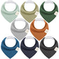 Keababies Bandana Bibs, 8-Pack Baby Bibs For Baby Girls, Boys - Organic Cotton Bibs For Drooling And Teething, Soft, Absorbent N