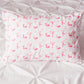 Ella & Max Toddler Pillowcase. Pink Flamingo. Soft & Cuddly. Fits 13X18 & 14X19 Toddler Pillows. Easy To Wash & No Ironing. Hand