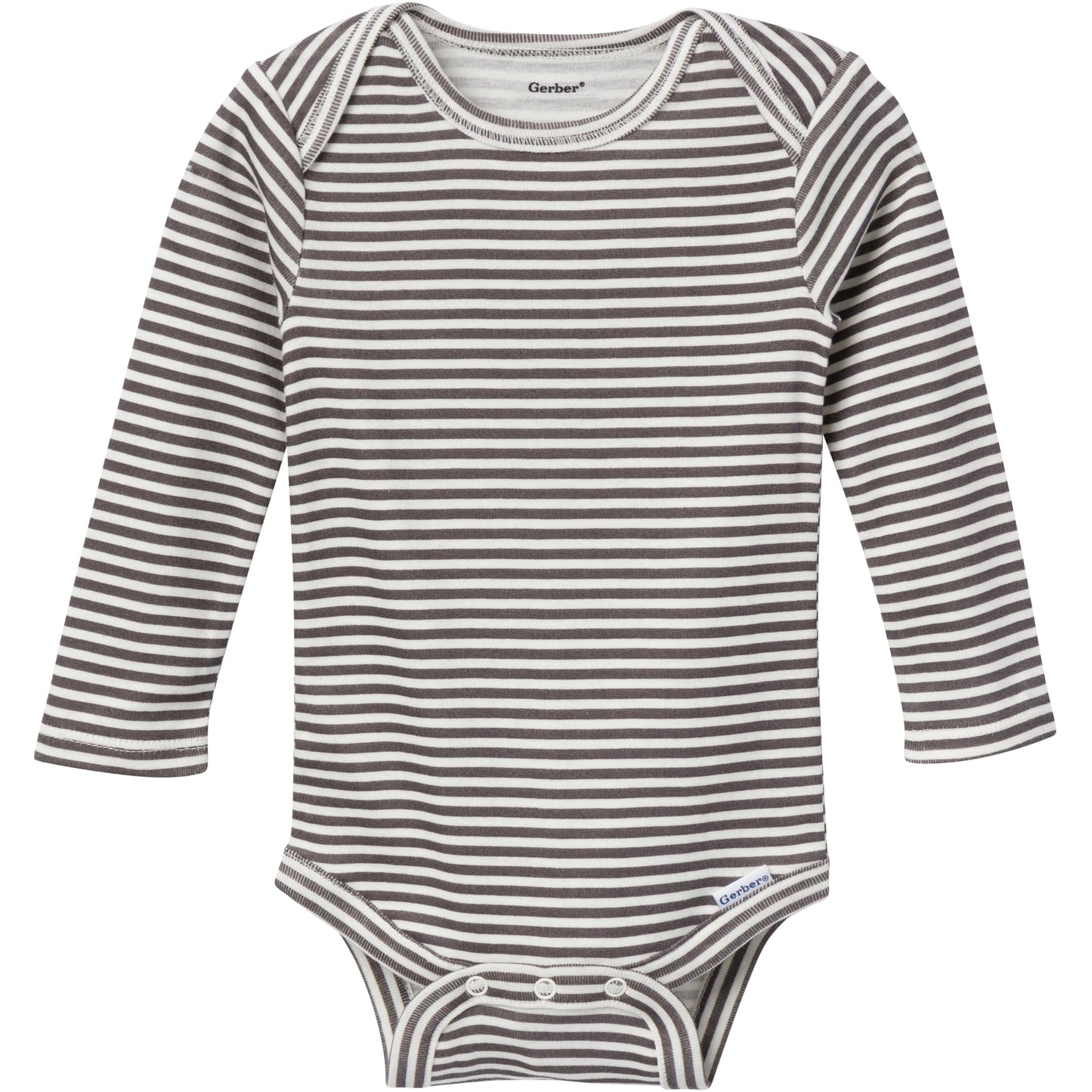 Gerber Unisex Baby Multi-Pack Onesies Bodysuits (Short And Long Sleeve), Tan Little Apples, 0-3 Months