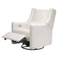 Babyletto Kiwi Electronic Power Recliner And Swivel Glider With Usb Port In Performance Cream Eco-Weave, Water Repellent & Stain