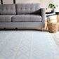 Cushmat Stylish Reversible Foam Play Mat (Large, Crystals - Blue Charcoal) - Soft, Waterproof, Durable Play Mat For Infants, Bab