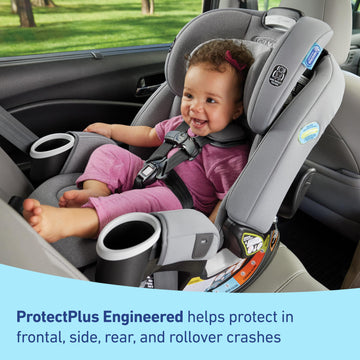 Graco 4Ever Dlx 4-In-1 Car Seat, Maddox | Infant To Toddler Car Seat, With 10 Years Of Use | Rear-Facing, Forward-Facing And Boo