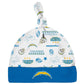 Gerber Nfl Baby Boys' 3-Pack Bodysuit, Sleep 'N Play, & Cap Set, Los Angeles Chargers, 0-3 Months