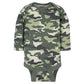 Gerber Baby Boys' 6-Pack Long-Sleeve Onesies Bodysuit, Tiger Green, 3-6 Months