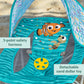 Bright Starts Disney Finding Nemo Pop 'N Chill Travel Seat, Indoor/Outdoor Use, Infant Seat With Upf 50+ Canopy, Blue, Ages 0-6