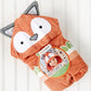 Baby Aspen 'Rub-A-Dub, Fox In The Tub Fox Hooded Baby Bath Towel/Baby/Toddler Robe, Baby Shower Gifts, 0-9 Months