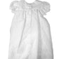 Christening Day Girls' White All-Over Lace Christening Gown With Bonnet 6M