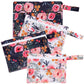 Three Sweet Peas Co Clear Diaper Bag Organizing Pouches Set Of 4 I Diaper Bag Packing Cubes I Diaper Bag Organizer Pouches I Cle