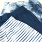 Honestbaby Baby 3-Pack Organic Cotton Footed Harem Pants, Tie Dye Blues, Newborn