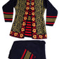Kuku Hosiery Girlish Woolen pajami Suit(Black, Size: 24)