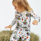 Honestbaby Sleep And Play Footed Pajamas One-Piece Sleeper Jumpsuit Zip-Front Pjs Organic Cotton For Baby Boys, Unisex, Haunted
