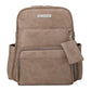 Petunia Pickle Bottom Sync Backpack, Diaper Bag for Parents, Stylish Baby Bag, Spacious Backpack, On-The-Go Moms, Mink