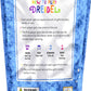 The Dreidel Company Metallic Silver & Blue Hanukkah Dreidels With English Translation- Includes Detailed 10 Game Instruction Car