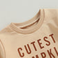 Toddler Baby Halloween Outfit Girl Boy Crewneck Sweatshirt Long Sleeve Letter Pullover Sweater Cute Fall Clothes (Cutest Pumpkin