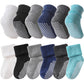 Sdbing Baby Boys Girls Grips Socks Infant Toddlers Kids Non Slip Warm Thick Cotton Ankle Crew Socks With Grippers (3-12 Months,