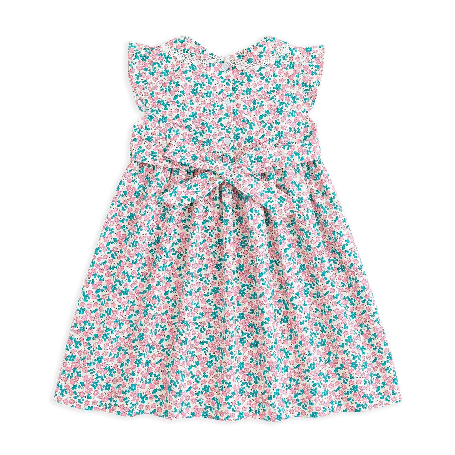 Simplee Kids Baby Pink Dress Toddler Ruffled Dress Little Toddler Girls Casual Dress Playwear Sundress For Spring Summer 4T