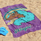 Jay Franco Afro Unicorn Kids Bath Pool Beach Towel - Super Soft & Absorbent 100% Cotton Towel, Measures 28 X 58