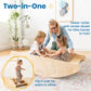 Ecr4Kids Rocking Boat And Steps, Play Center, Natural