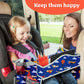 Pillani Kids Travel Tray For Car - Car Seat Tray For Kids, Roadtrip Essentials, Carseat Table Tray For Kids Road Trip Activities