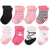 Hudson Baby Baby Boys Cotton Rich Newborn And Terry Casual Socks, Swan, 6-12 Months Us
