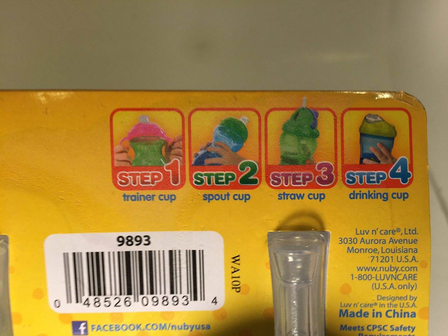 Nuby Flexstraw 3-Pack No-Spill 10 Ounce Sippers (Colors Vary)