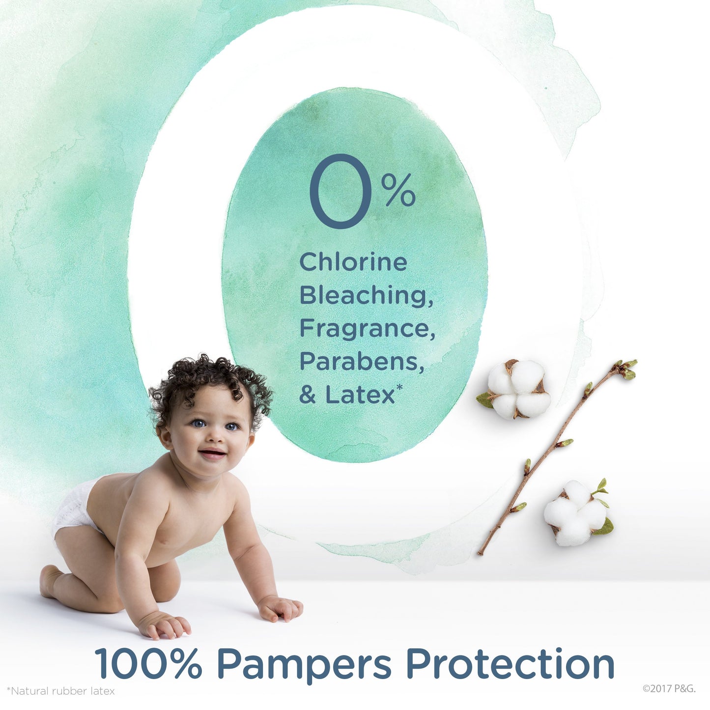 Diapers Size 3, 60 Count - Pampers Pure Protection Disposable Baby Diapers, Hypoallergenic And Unscented Protection, Super Pack