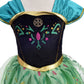 Lito Angels Little Girls Princess Coronation Costumes Halloween Birthday Fancy Party Dress Up With Accessories Size 5-6 Green 13
