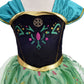 Lito Angels Toddler Girls Princess Coronation Costumes Halloween Birthday Fancy Party Dress Up With Accessories Size 2-3T Green