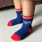 RATIVE Non Skid Anti Slip Cotton Crew Baby Babies Toddler Toddlers Socks for Boy Boys 2T 3T 2T-3T 12-24 12-18 Months With Grip G