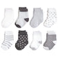 Touched By Nature Baby Organic Cotton Socks, Charcoal Stars, 12-24 Months