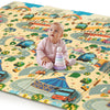 Luvlap Wild Woods Double Sided Water Proof Baby Floor Mat, Multicolor, Reversible Floor Mats For Kids, Baby Mats For Floor, Craw
