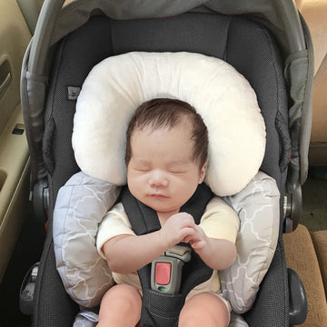 Hudson Baby Unisex Baby Car Seat Body Support Insert, Gray Trellis, One Size