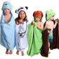 Frenchie Mini Couture Hooded Toddler Towel Frog One Of A Kind Extra Large 30'X54'Toddler/Child Animal Character Towel With Paw