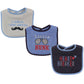 Luvable Friends Unisex Baby Cotton Drooler Bibs With Fiber Filling, Hunk, One Size