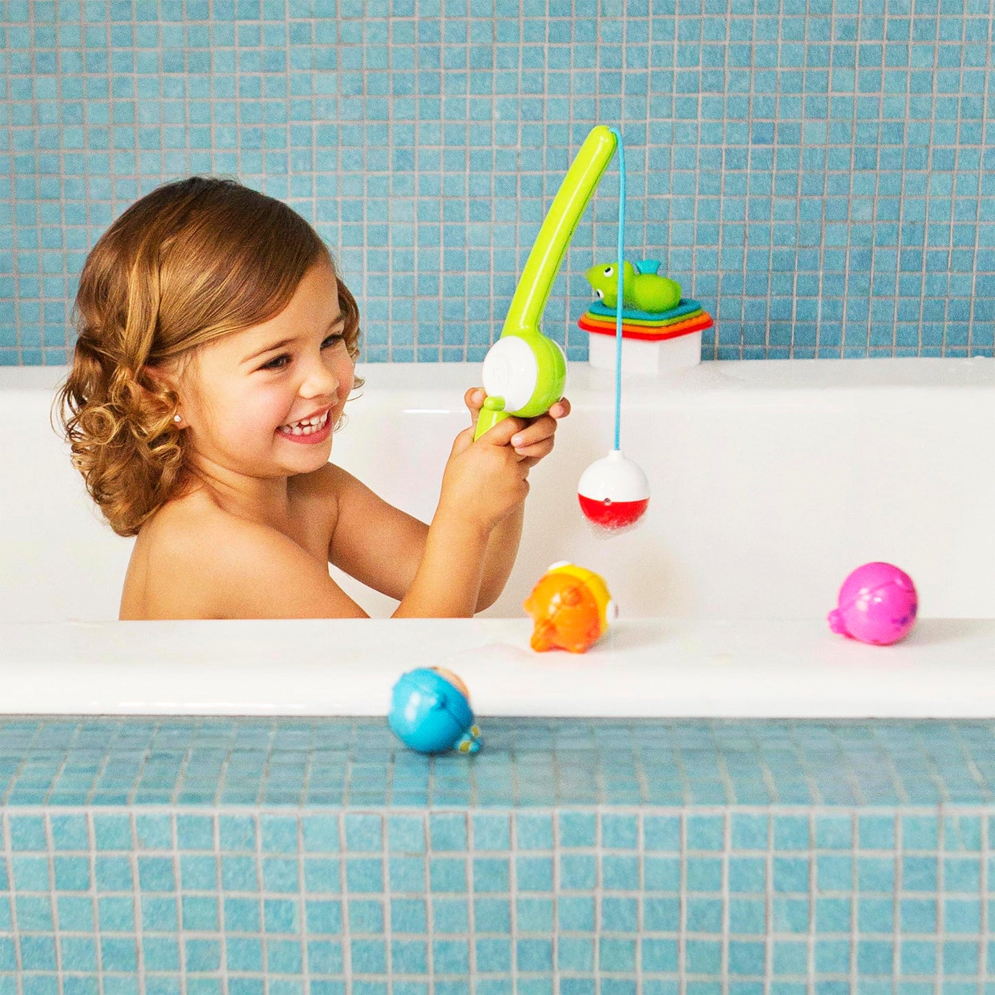 Munchkin Fishin Magnetic Baby and Toddler Bath Toy, 4pc Set