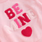Creairy Newborn Baby Girl Valentines Day Outfit Letter Heart Sweatshirt Long Sleeve T-Shirt Tops Toddler Spring Fall Clothes (Re