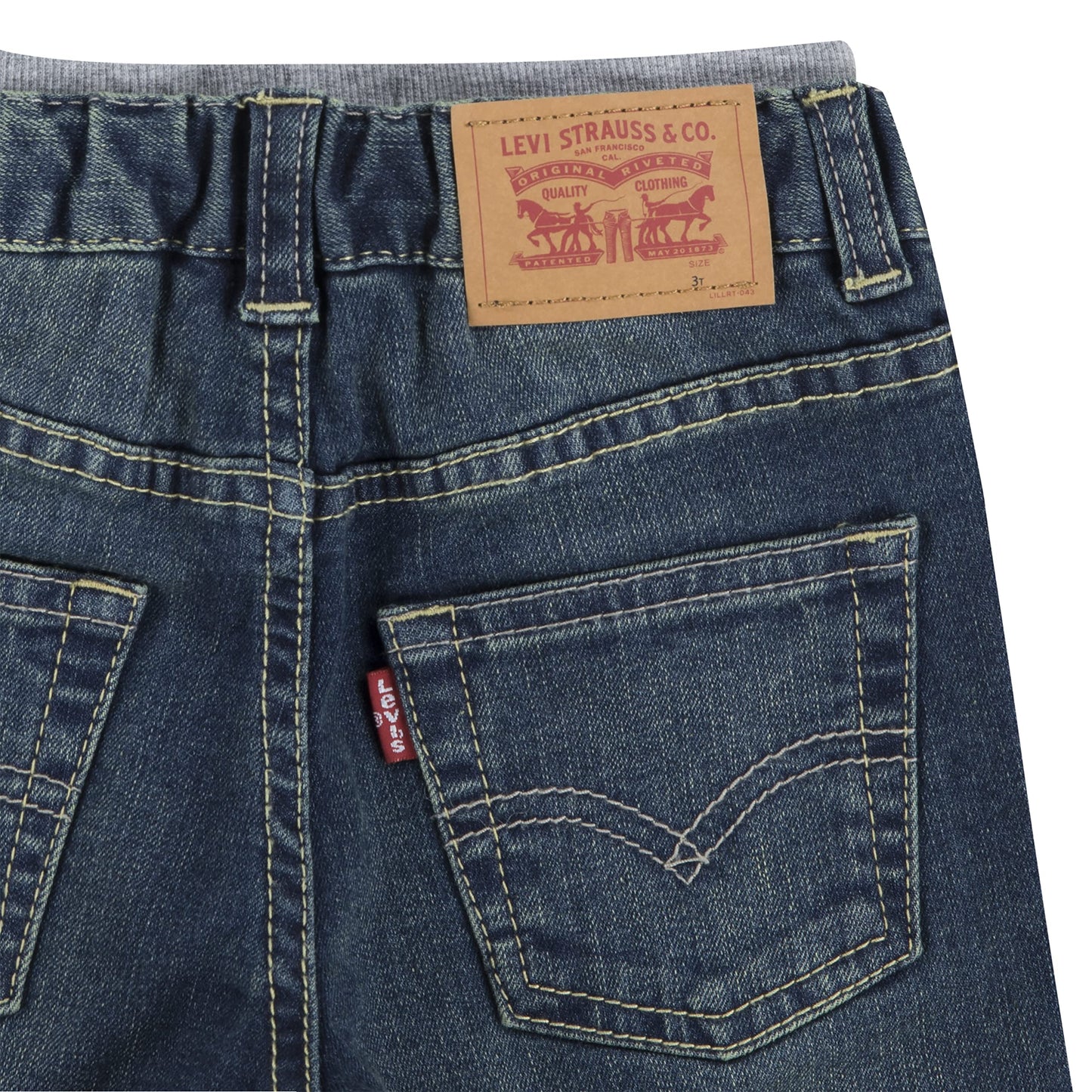 Levi'S Baby Boys Straight Fit Jeans, Covered Up, 12M