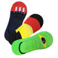Queery Men Cotton No Show Invisible Loafer Socks Pack Of 3 D5